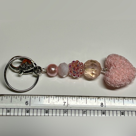 🌸💗Best friend or bridesmaid gift-Set of two/key chain/purse bling/matched - Picture 4 of 10